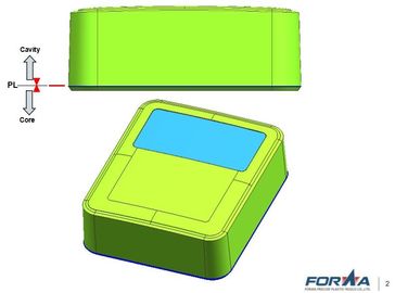 Spritzen-elektronischer Kasten BOSCH Overmolding Plastik- kundenspezifischer am Sensor ASA UV-Stablized